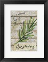 Framed Rosemary