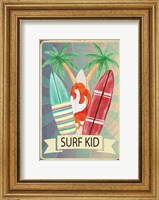Framed Surf Kid