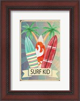 Framed Surf Kid