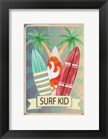 Framed Surf Kid