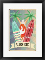 Framed Surf Kid