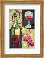 Framed Kitchen Wine