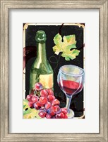 Framed Kitchen Wine II