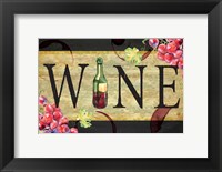 Framed Wine