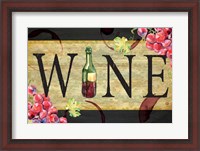 Framed Wine