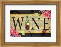 Framed Wine