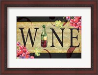 Framed Wine