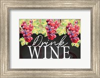 Framed Drink Wine