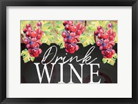 Framed Drink Wine