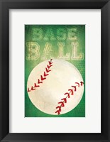 Framed Baseball