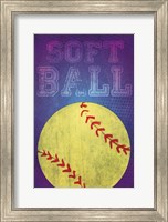 Framed Softball
