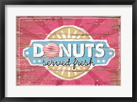 Framed Fresh Donuts
