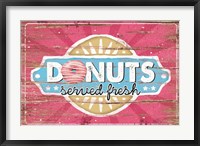 Framed Fresh Donuts