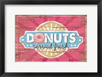 Framed Fresh Donuts