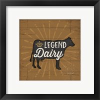 Framed 'Legend Dairy' border=