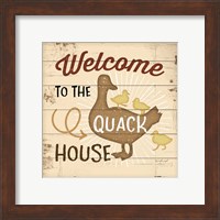 Framed 'Quack House' border=