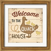 Framed 'Quack House' border=