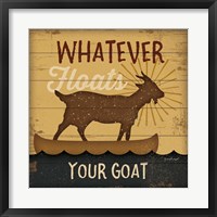 Framed Floats Your Goat