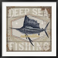 Framed Deep Sea Fishing