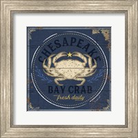 Framed Chesapeake Bay Crab