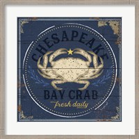 Framed Chesapeake Bay Crab