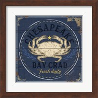 Framed Chesapeake Bay Crab