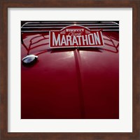 Framed Red Car Boot