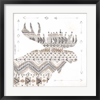 Framed Patterned Moose