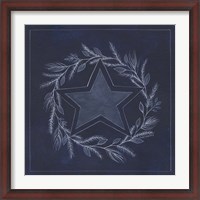 Framed Blue Star