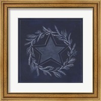 Framed Blue Star