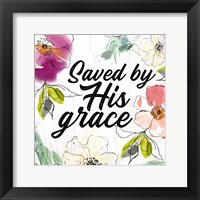 Framed Saved by His Grace