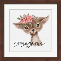 Framed Courageous Deer