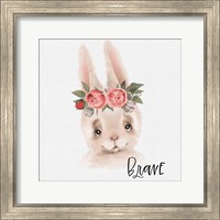 Framed Brave Rabbit