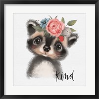 Framed Kind Raccoon