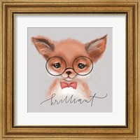 Framed Brilliant Fox