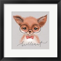 Framed 'Brilliant Fox' border=