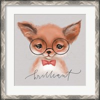 Framed Brilliant Fox