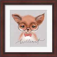 Framed Brilliant Fox