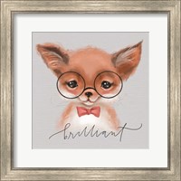 Framed Brilliant Fox