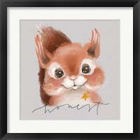 Framed 'Honest Squirrel' border=