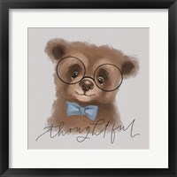 Thoughtful Bear Framed Print