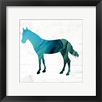 Framed 'Horse III' border=