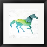 Framed 'Horse IV' border=