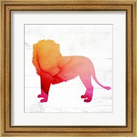 Framed 'Lion' border=