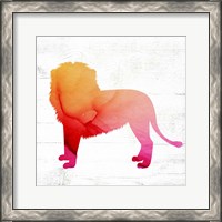 Framed 'Lion' border=