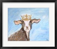 Framed Queen Goat
