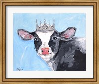Framed Queen Cow