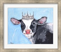 Framed Queen Cow
