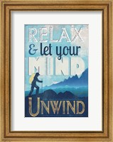 Framed Let Mind Unwind