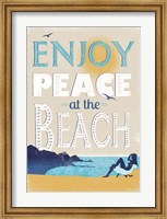 Framed Peace at the Beach